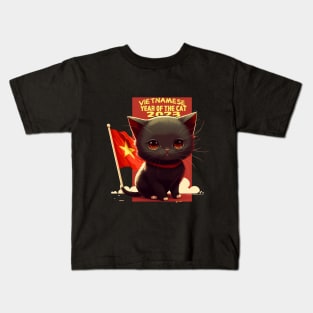 Year of the cat 2023 - Vietnamese Lunar new year Kids T-Shirt